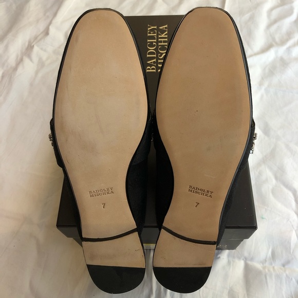 Badgley Mischka Women black embellished Kana mule - Picture 3 of 7